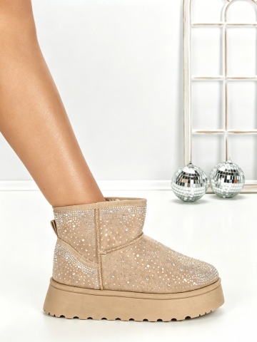 Ghete ug dama kaki din material textil Aozina - Img 5