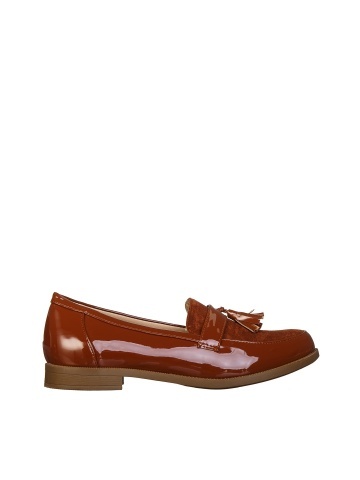 Mocasini dama camel din piele ecologica Simy - Img 4
