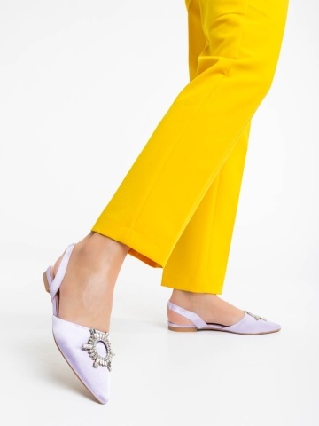 Pantofi dama mov din material textil Jenita - Img 2