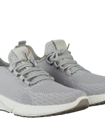 Pantofi sport barbati gri din material textil Torro - Img 2