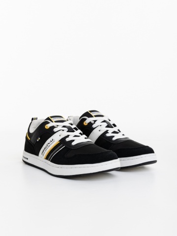 Pantofi sport barbati negri din material textil Derren