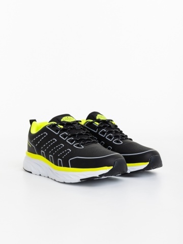 Pantofi sport barbati negri din piele ecologica Rafferty