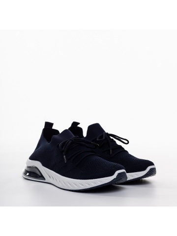 Pantofi sport dama albastri din material textil Kyla - Img 3