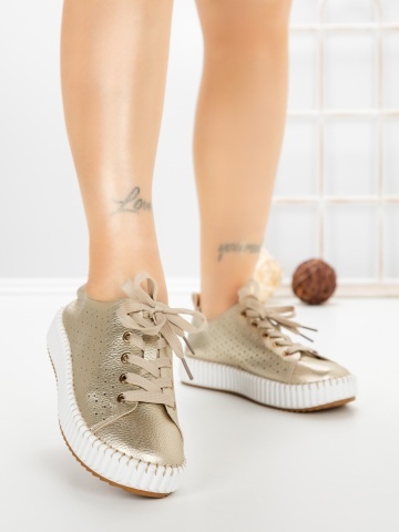 Pantofi sport dama aurii Galenia