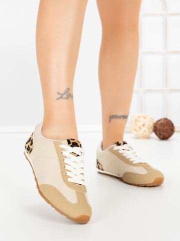 Pantofi sport dama kaki din material textil Hossina