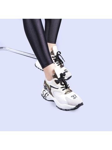 Pantofi sport dama Petrina albi - Img 3