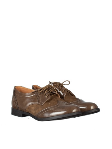 Pantofi casual dama Claire khaki - Img 4