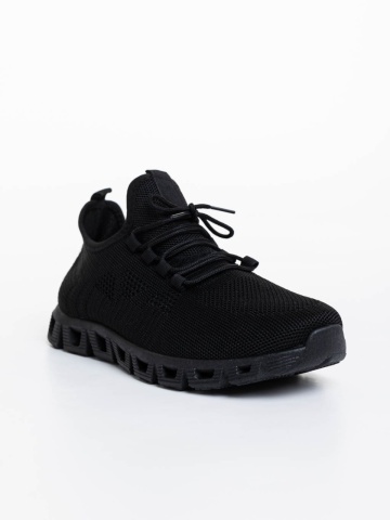 Pantofi sport barbati negri din material textil Astor
