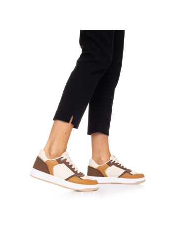 Pantofi sport dama Aimee camel si maro