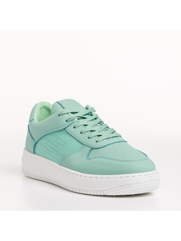 Pantofi sport dama albastri deschis din piele ecologica Birita