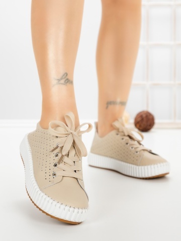 Pantofi sport dama bej Galenia