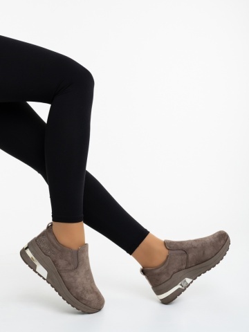 Pantofi sport dama maro din material textil Zaruka