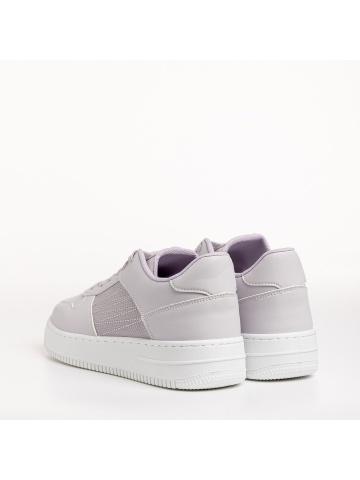 Pantofi sport dama mov din piele ecologica Birita - Img 3