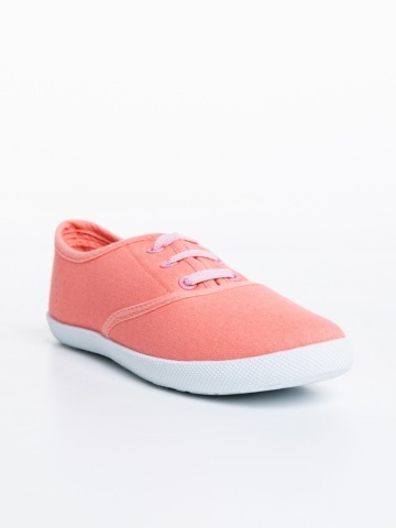 Tenisi copii roz din material textil Milis