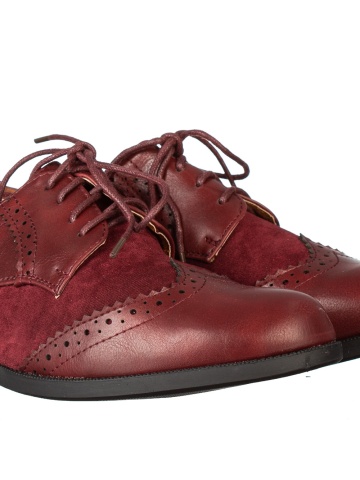 Pantofi dama casual Caseza grena - Img 2