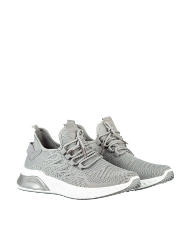 Pantofi sport barbati gri din material textil Riddel - Img 2