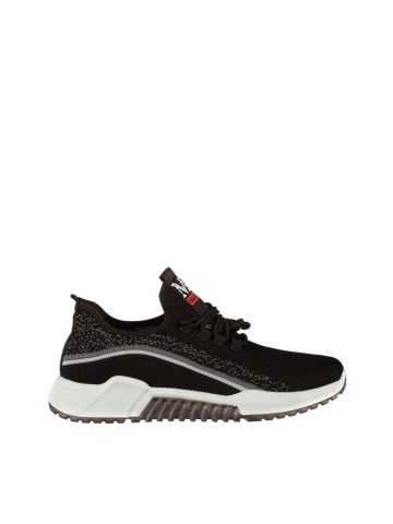 Pantofi sport barbati negri din material textil Mariz - Img 3