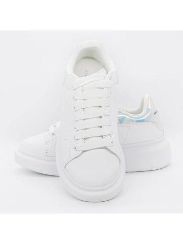 Pantofi sport dama albi din piele ecologica Aeria - Img 4