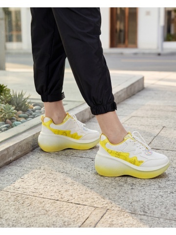 Pantofi sport dama Sabah galbeni