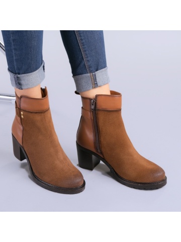 Botine dama piele Sena camel - Img 4