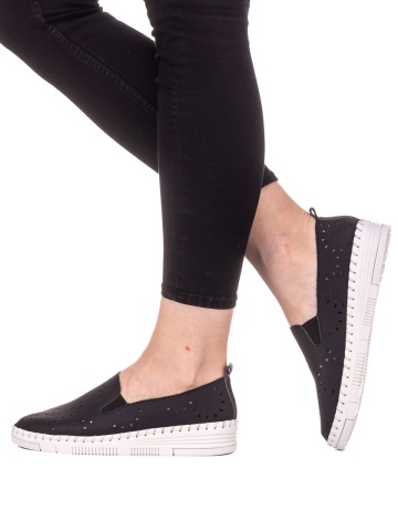 Espadrile dama Keona negre - Img 2