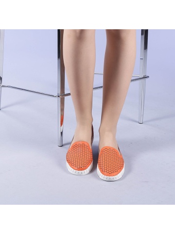 Espadrile dama Priya portocalii