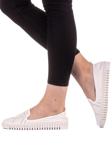 Espadrile dama Romy albe - Img 2
