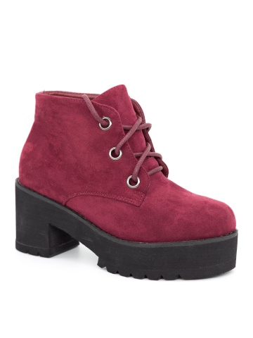 Ghete dama rosii din material textil Erasora