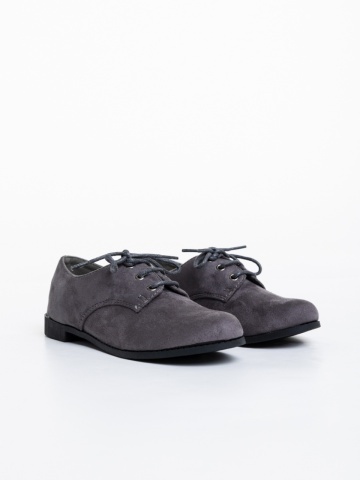 Pantofi copii gri din material textil Arguda