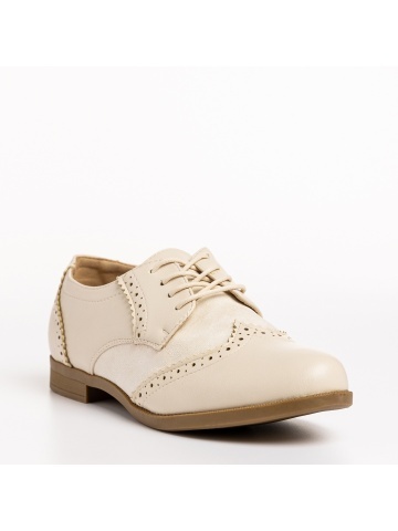 Pantofi dama bej din piele eologica Briar