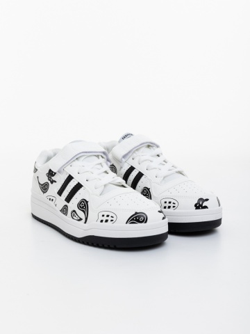 Pantofi sport barbati albi din piele ecologica Nedim