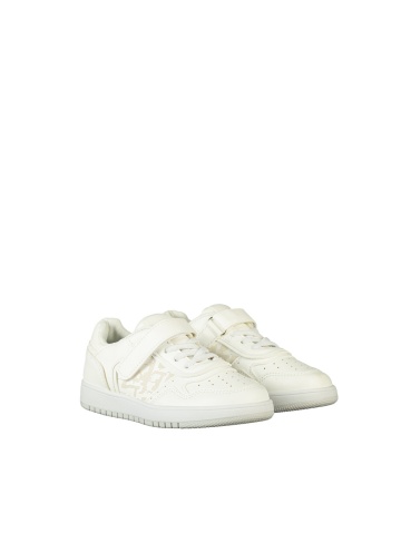 Pantofi sport copii albi din piele ecologica Rizza - Img 3