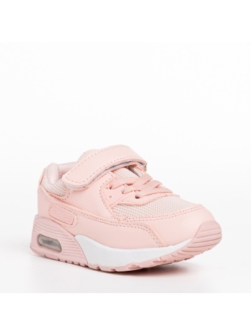 Pantofi sport copii roz din material textil Reyn - Img 2