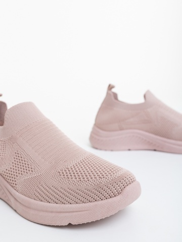 Pantofi sport dama roz din material textil Elesea - Img 5