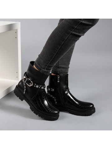 Botine dama Leny negre