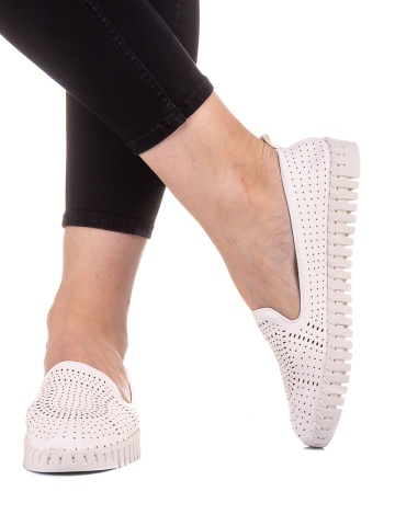Espadrile dama Romy albe - Img 4