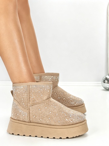 Ghete ug dama kaki din material textil Aozina - Img 3