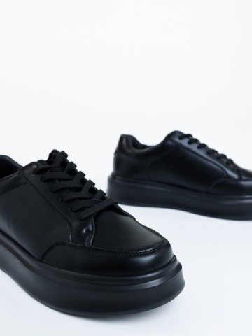 Mocasini barbati negri din piele ecologica Atticus - Img 3