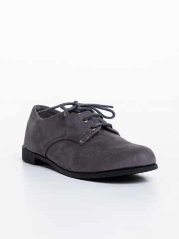 Pantofi copii gri din material textil Arguda - Img 4