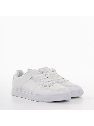 Pantofi sport dama albi din piele ecologica Zhuri - Img 2