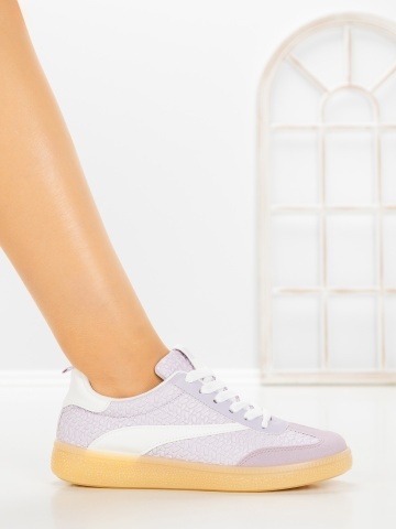 Pantofi sport dama mov din piele ecologica Efirra - Img 5