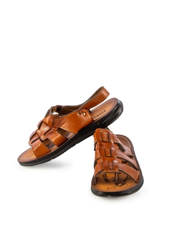 Sandale barbati Floros camel - Img 2