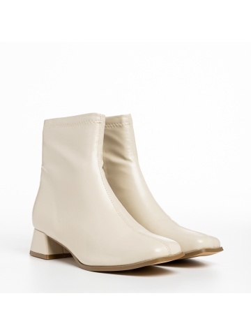 Botine dama bej din piele ecologica Ainsley - Img 2