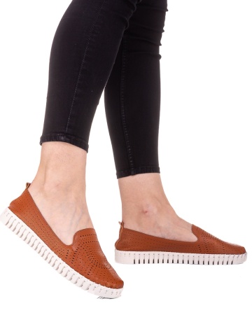 Espadrile dama Romy camel