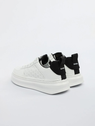 Pantofi casual barbati albi din piele ecologica Olander - Img 4