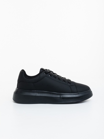 Pantofi sport barbati negri din piele ecologica Wilder