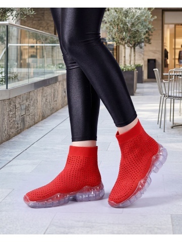 Pantofi sport dama Carlia rosii