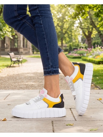 Pantofi sport dama Chabela albi