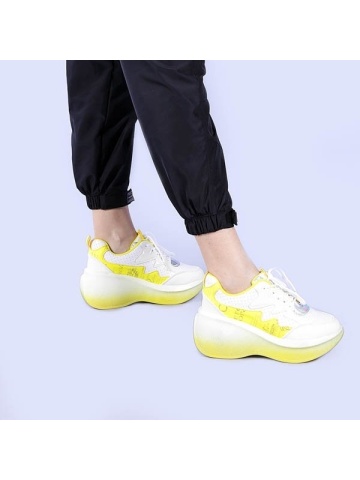 Pantofi sport dama Sabah galbeni - Img 3