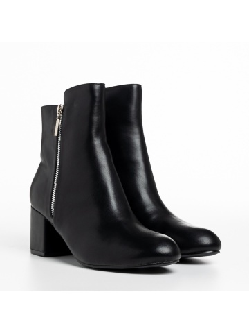 Botine dama negre din piele ecologica Everlee - Img 2